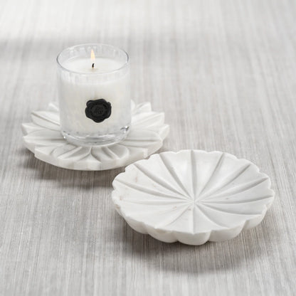FLOWER MARBLE DISH