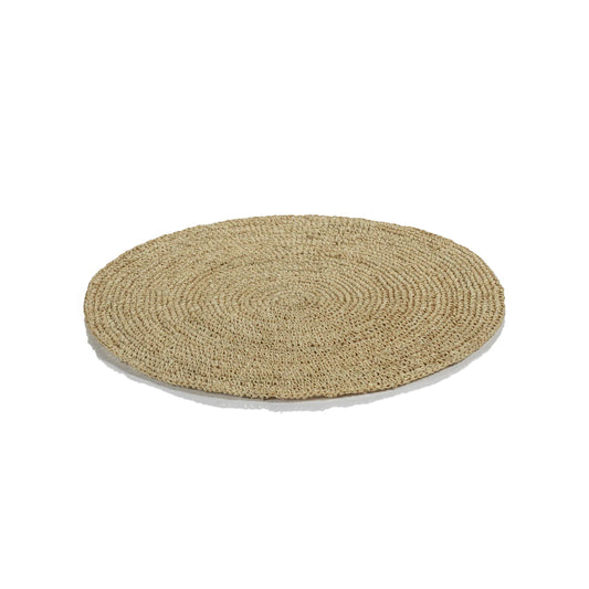CROCHET PALM RAFFIA PLACEMAT