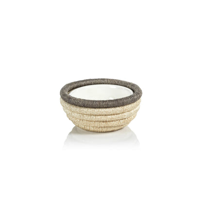 MARTIGUES COILED ABACA CONDIMENT BOWL - SMALL