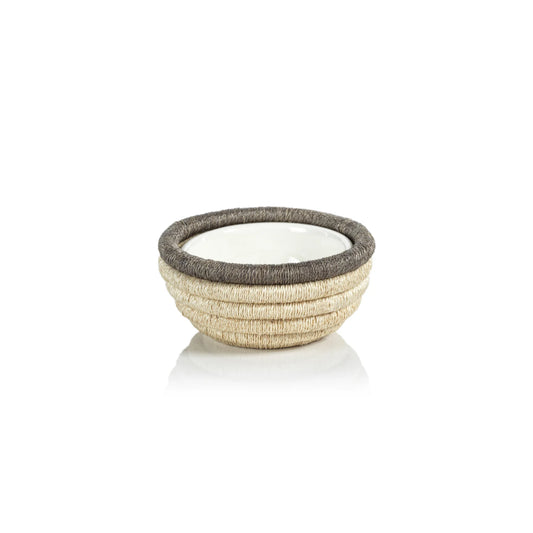 MARTIGUES COILED ABACA CONDIMENT BOWL - SMALL