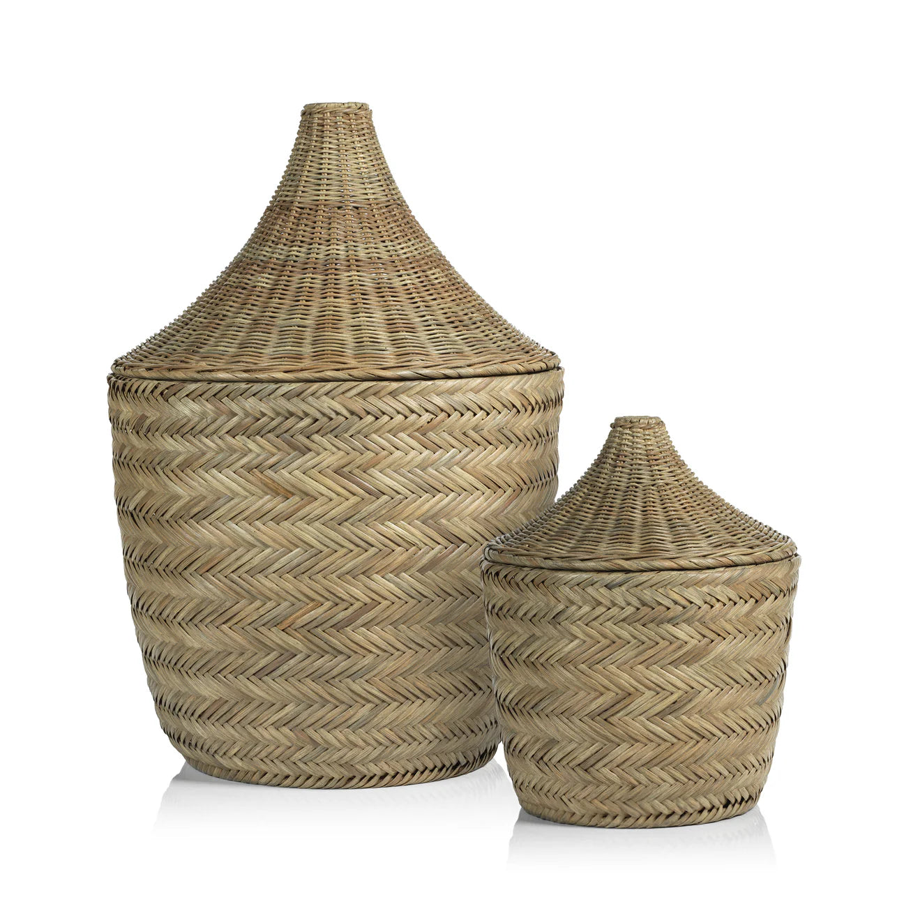 MAYFAIR RATTAN BASKETS - SET OF 2