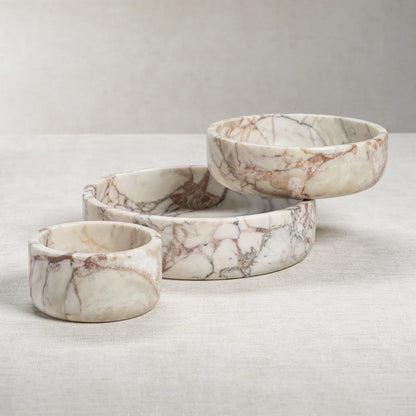 ROSSO VERONA MATTE MARBLE BOWL