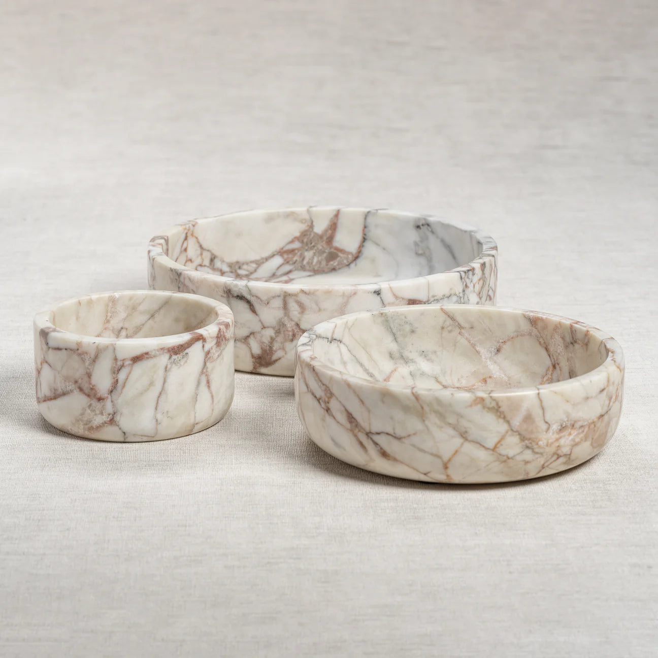 ROSSO VERONA MATTE MARBLE BOWL