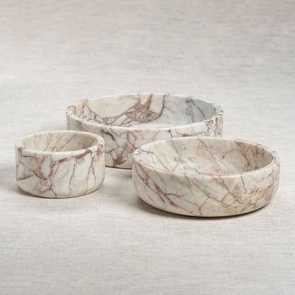 ROSSO VERONA MATTE MARBLE BOWL